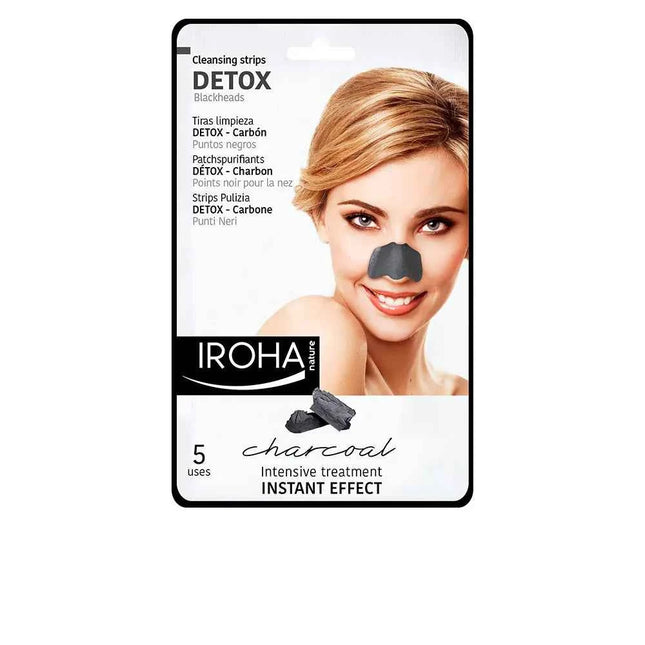 Iroha Nature Detox Nose Strips Remove Blackheads, 5 Units