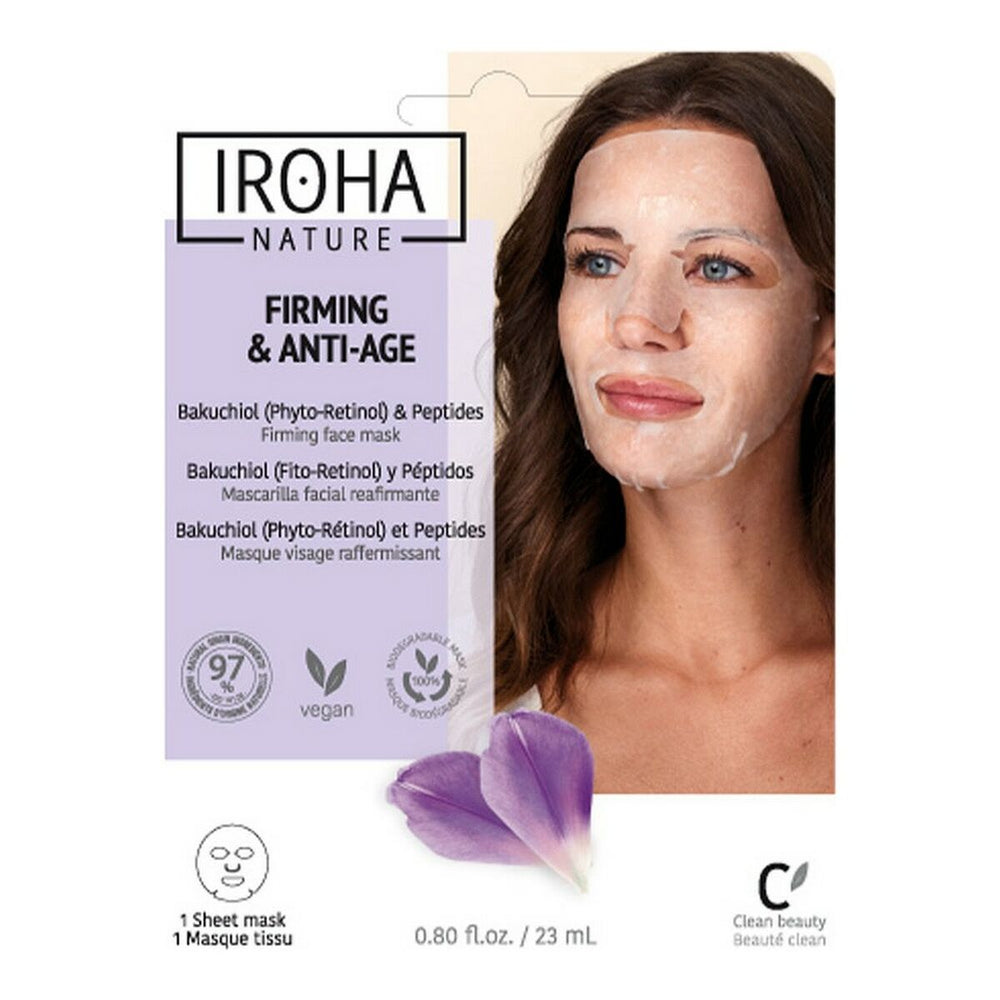 Iroha Nature Firming y Anti-Age Backuchiol y Peptides Firming Face Mask 2