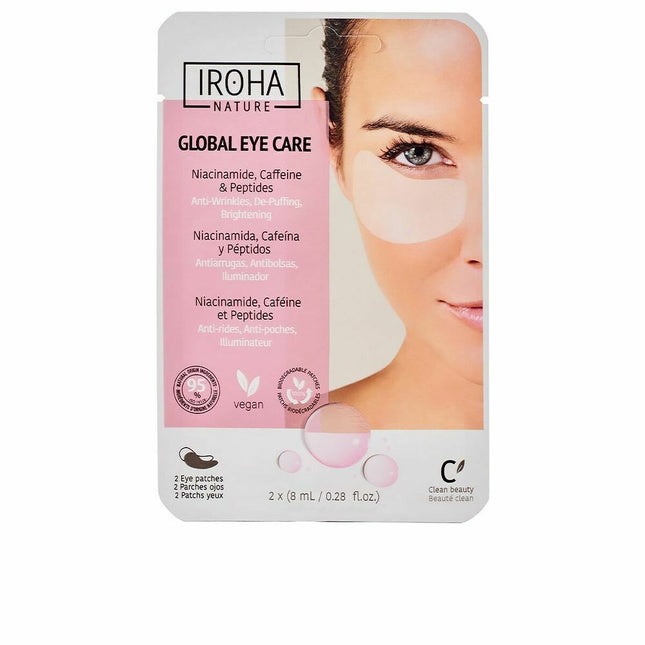 Iroha Nature Global Eye Care Niacinamide, Caffeine y Peptides 2 U Unisex