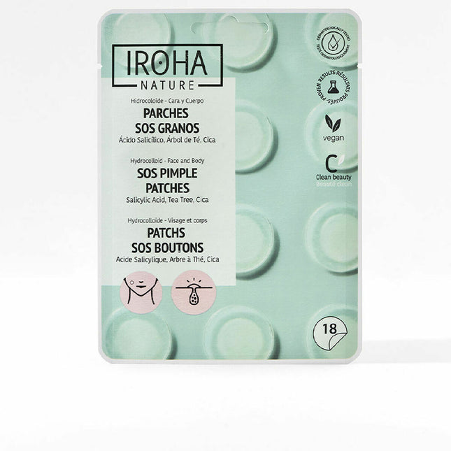 Iroha Nature Sos Pimple Patches 18 U Unisex