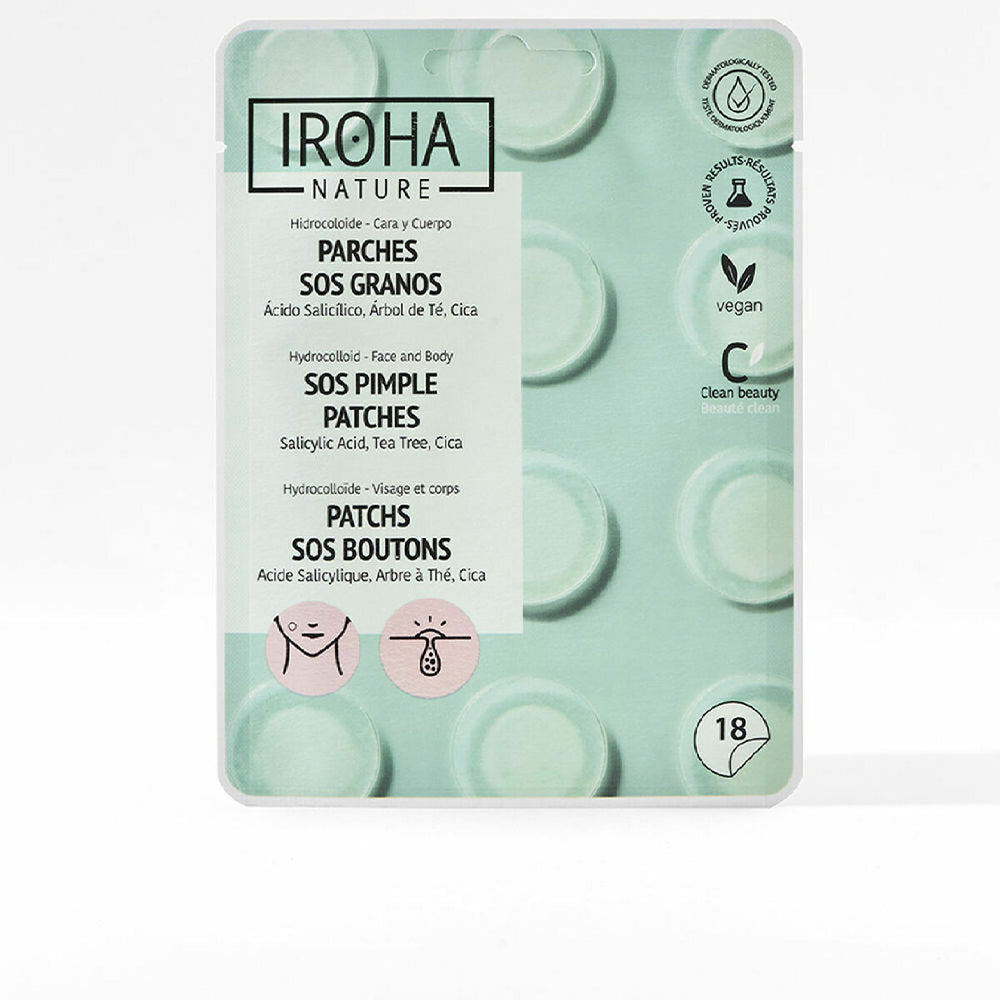 Iroha Nature Sos Pimple Patches 18 U Unisex