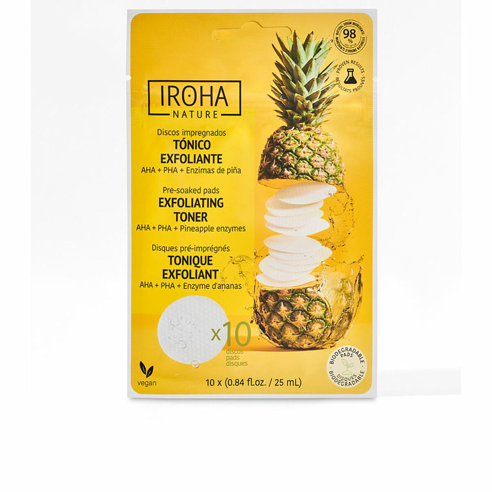 Iroha Nature Exfoliating Toner Pre-Soaked Pads 10 U Unisex