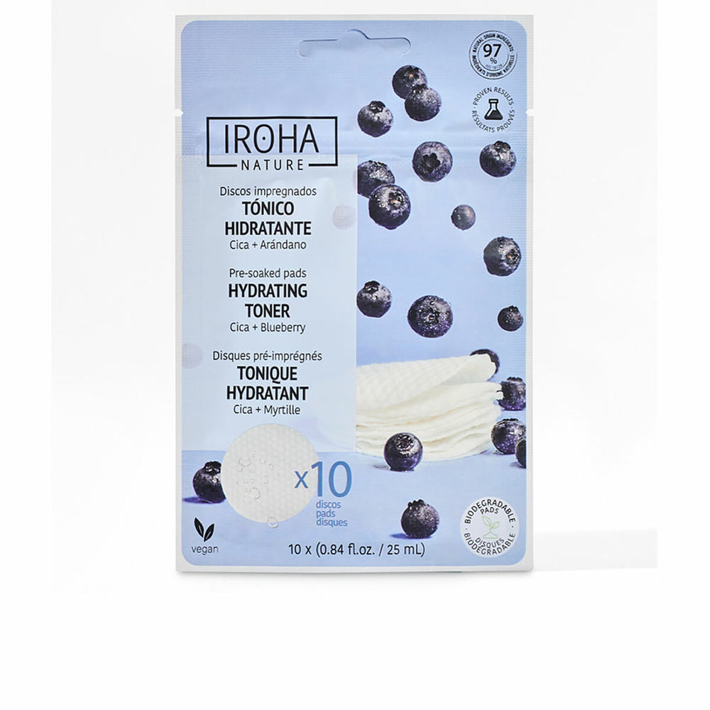 Iroha Nature Hydrating Toner Pre-Soaked Pads 10 U Unisex
