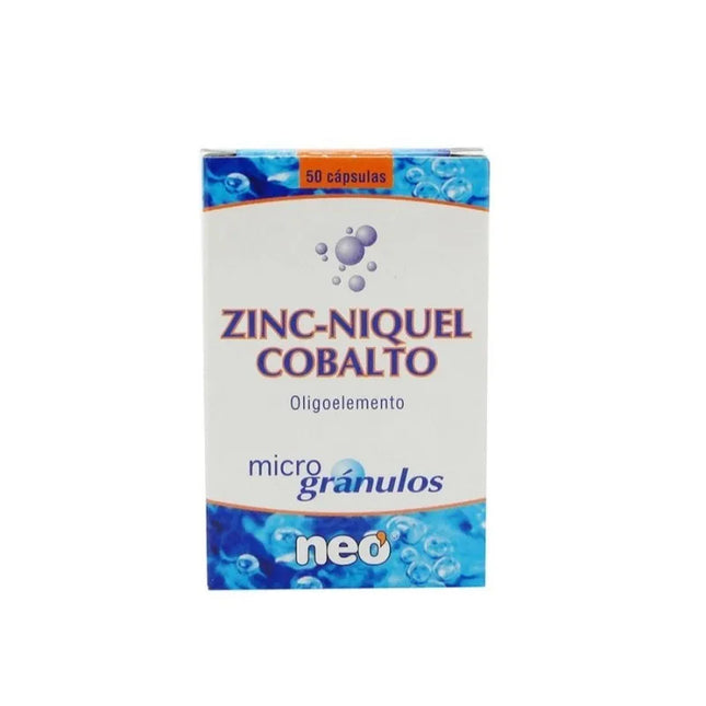 NEO Microgranulos Zinc Niquel Cobalto 50 Caps