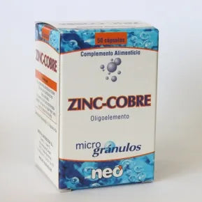 NEO Microgranulos Zinc Cobre 50 Caps