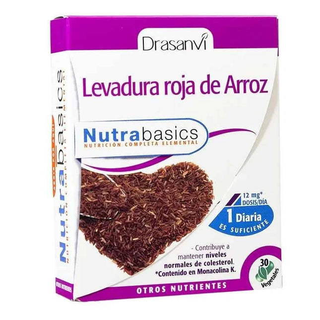 Drasanvi LEVADURA ROJA DE ARROZ 30 Caps NUTRABASICOS