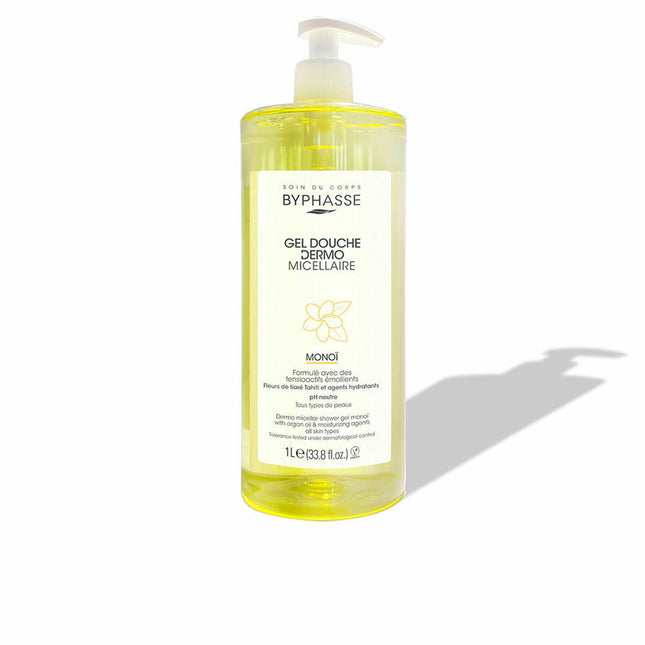Byphasse Dermo – Gel De Ducha Micelar Monoi Unisex, 1000 ml