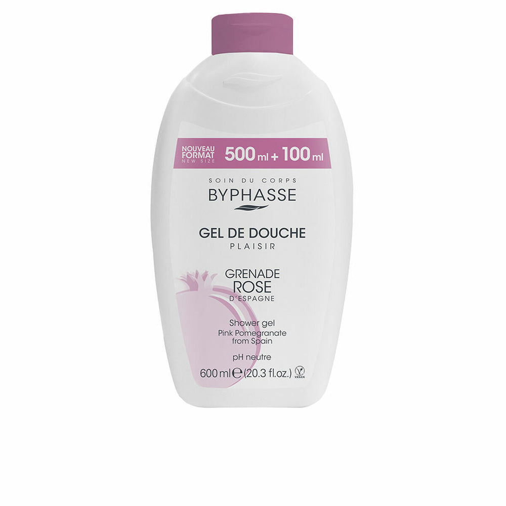 Byphasse Plaisir – Gel De Ducha Granada Rosa Unisex, 600 ml