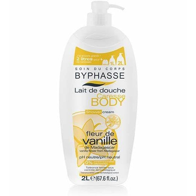 Byphasse Caresse Crema De Ducha Vainilla Unisex, 1000 ml