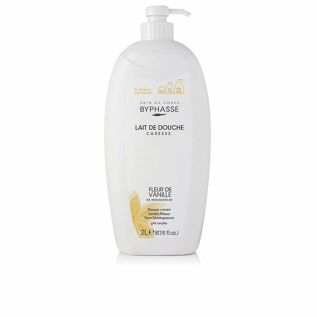 Byphasse Caresse – Gel De Ducha Flor De Vainilla Unisex, 2000 ml