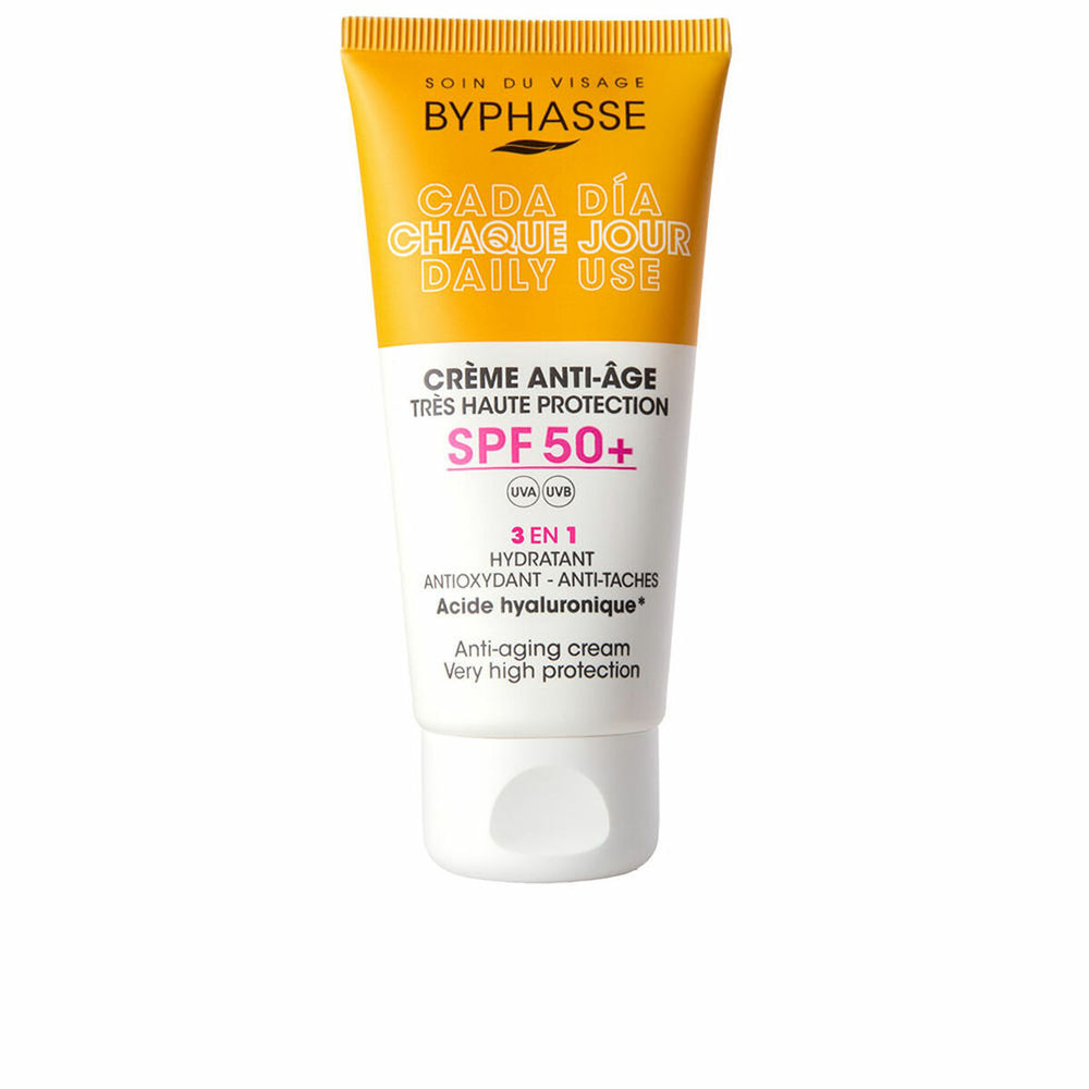 Byphasse Crema Facial Antiedad Spf50 Unisex, 50 ml