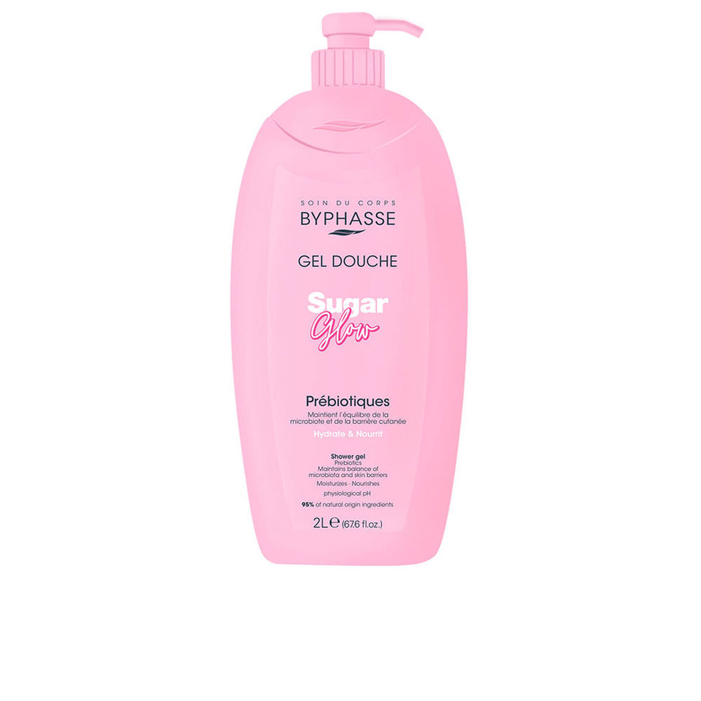 Byphasse Sugar Glow – Gel De Ducha Prebiótico Unisex, 2000 ml