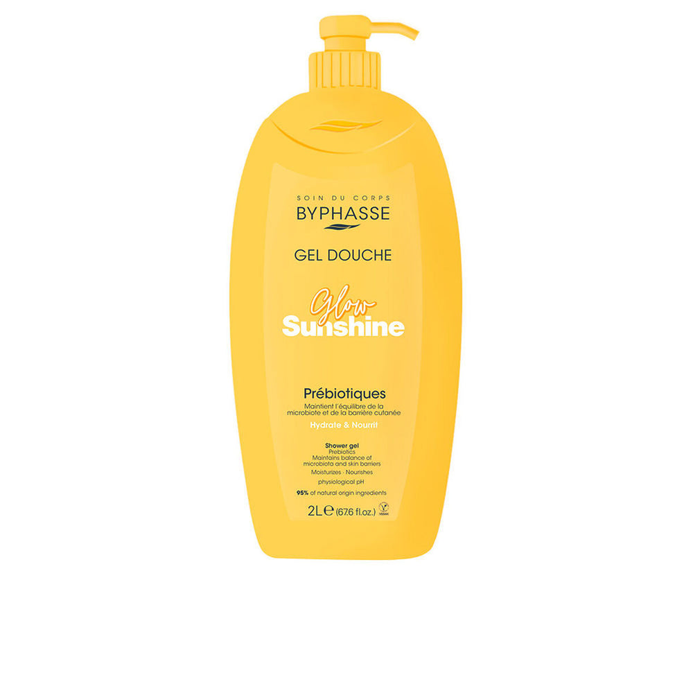Byphasse Glow Sunshine – Gel De Ducha Prebiótico Unisex, 2000 ml
