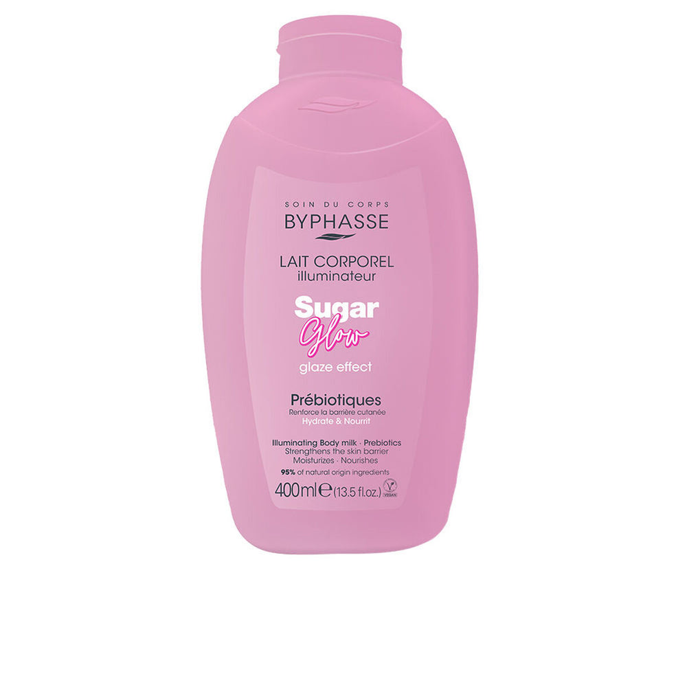 Byphasse Sugar Glow Leche Corporal Iluminadora Con Prebióticos Unisex, 400 ml