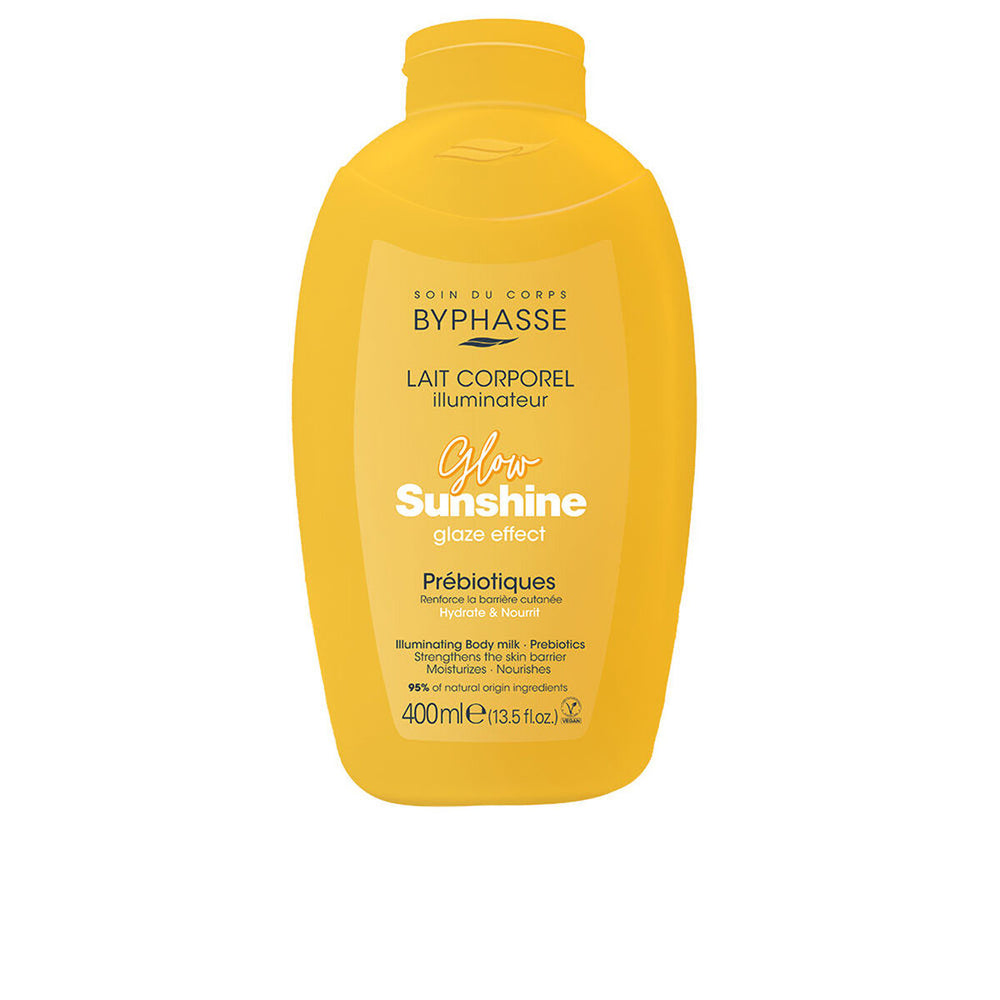 Byphasse Glow Sunshine Leche Corporal Iluminadora Con Prebióticos Unisex, 400 ml