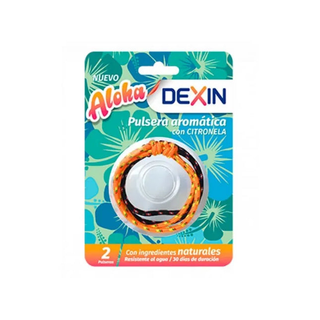 Dexin Aloha Mosquito Bracelets, 2 Units