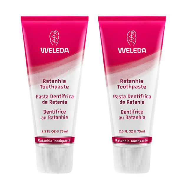 Weleda Ratanhia Toothpaste, 2x75 ml