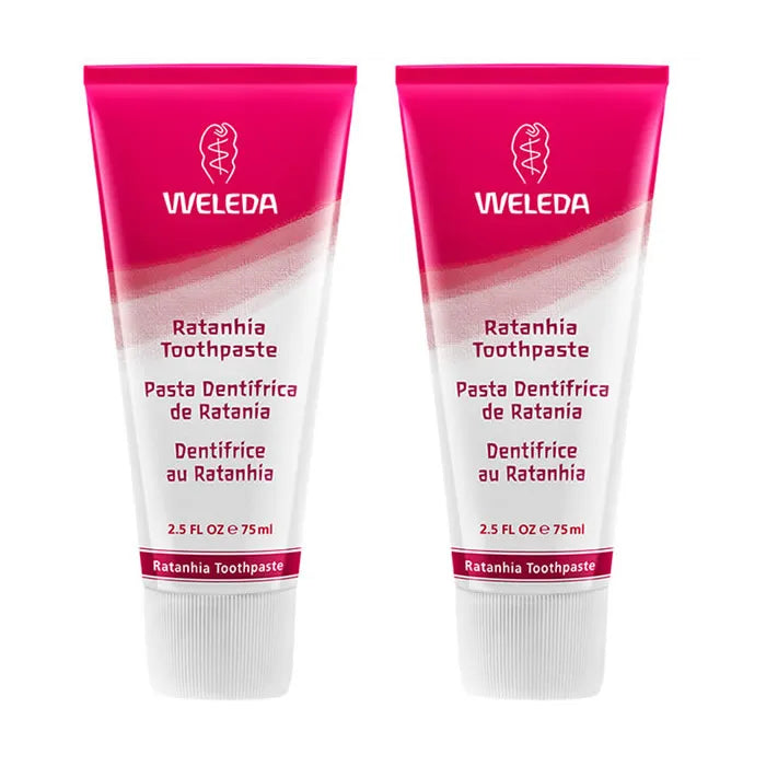 Weleda Ratanhia Toothpaste, 2x75 ml