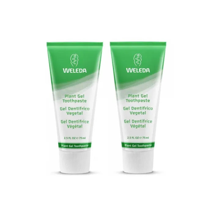 Weleda Plant – Gel Toothpaste, 2x75 ml