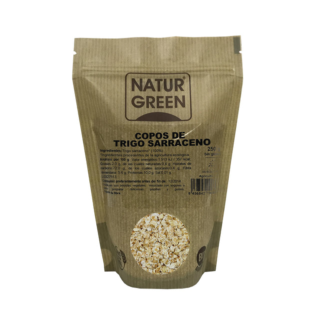 Naturgreen Copos Trigo Sarraceno Bio 250 g S-Gluten