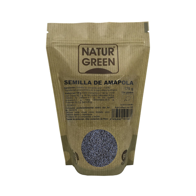 Naturgreen Semilla De Amapola Bio, 175 g