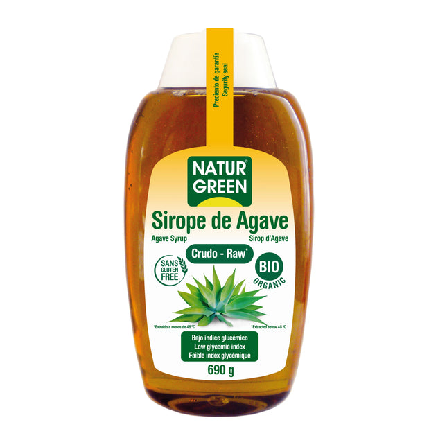 Naturgreen Sirope De Agave Crudo, 500 ml