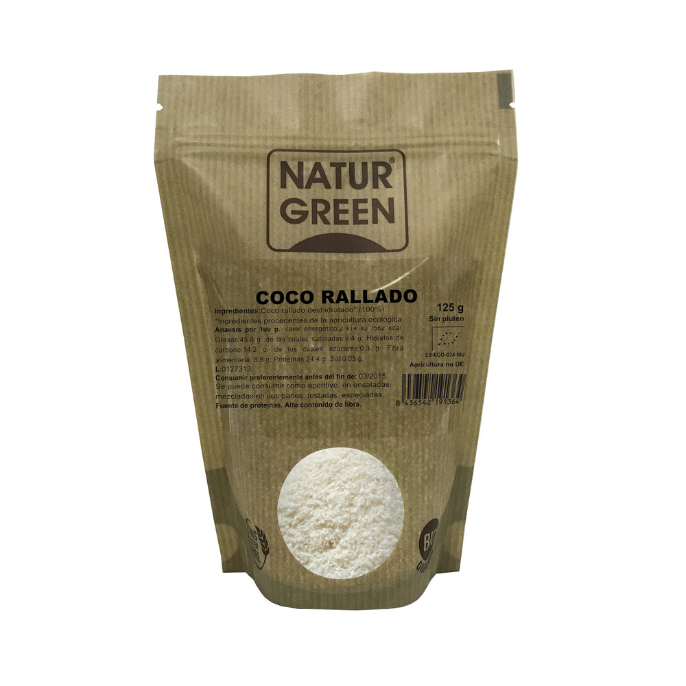Naturgreen Coco Rallado Bio, 125 g