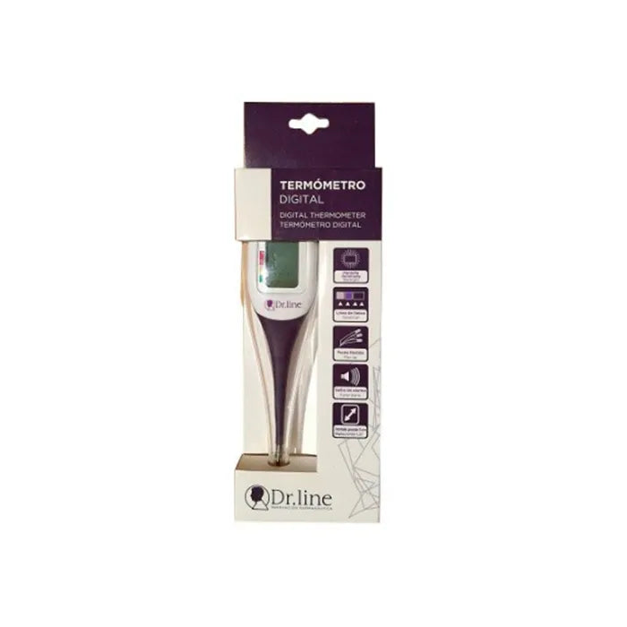 DR. LINE Digital Thermometer Flexible Tip 1U