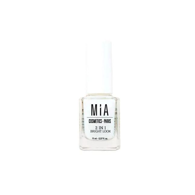 MÍA Cosmetics 2 In 1 Bright Look Tratamiento Uñas Unisex, 11 ml