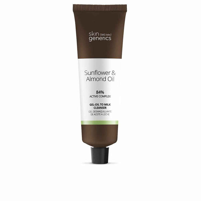 SKIN Generics Sunflower 6 Almond Oil – Gel-Oil to Milk Cleanser Unisex, 100 ml