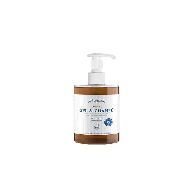ALMA Secret Gel-Champú Suave Con Argán, Caléndula y Manzanilla Unisex, 500 ml