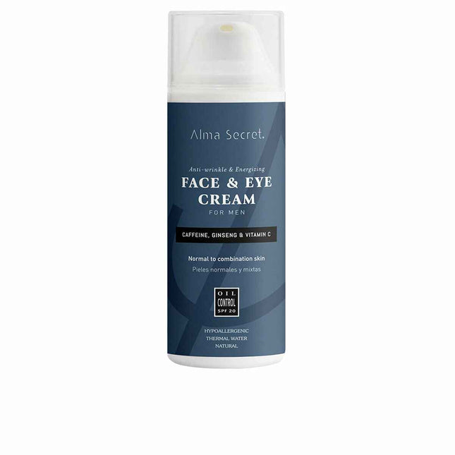 ALMA Secret Crema Facial y Contorno De Ojos Spf20 Unisex, 50 ml