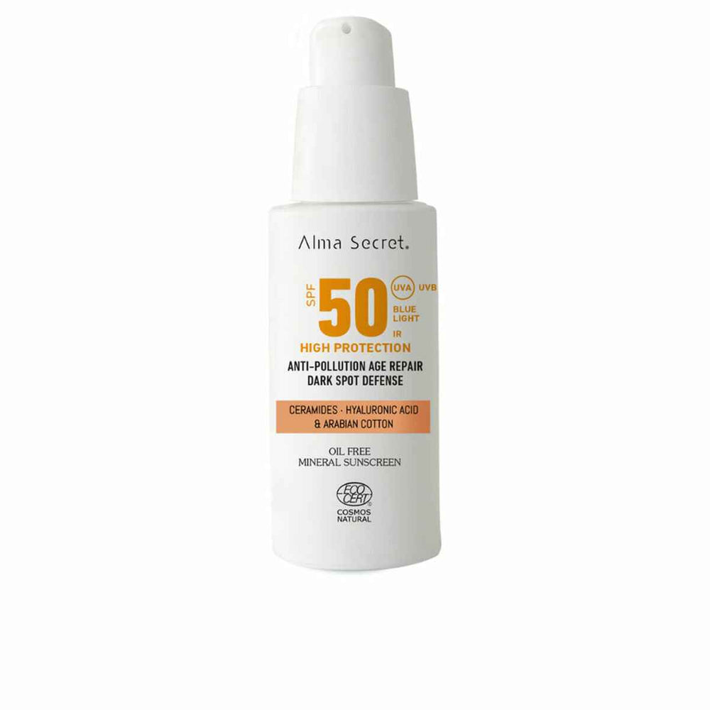 ALMA Secret High Protection Crema Facial Spf50 Gold Unisex, 50 ml