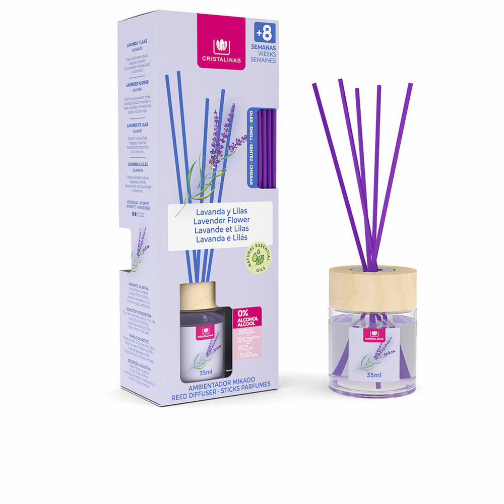 Cristalinas Mikado Ambientador 0 Lavanda, 35 ml