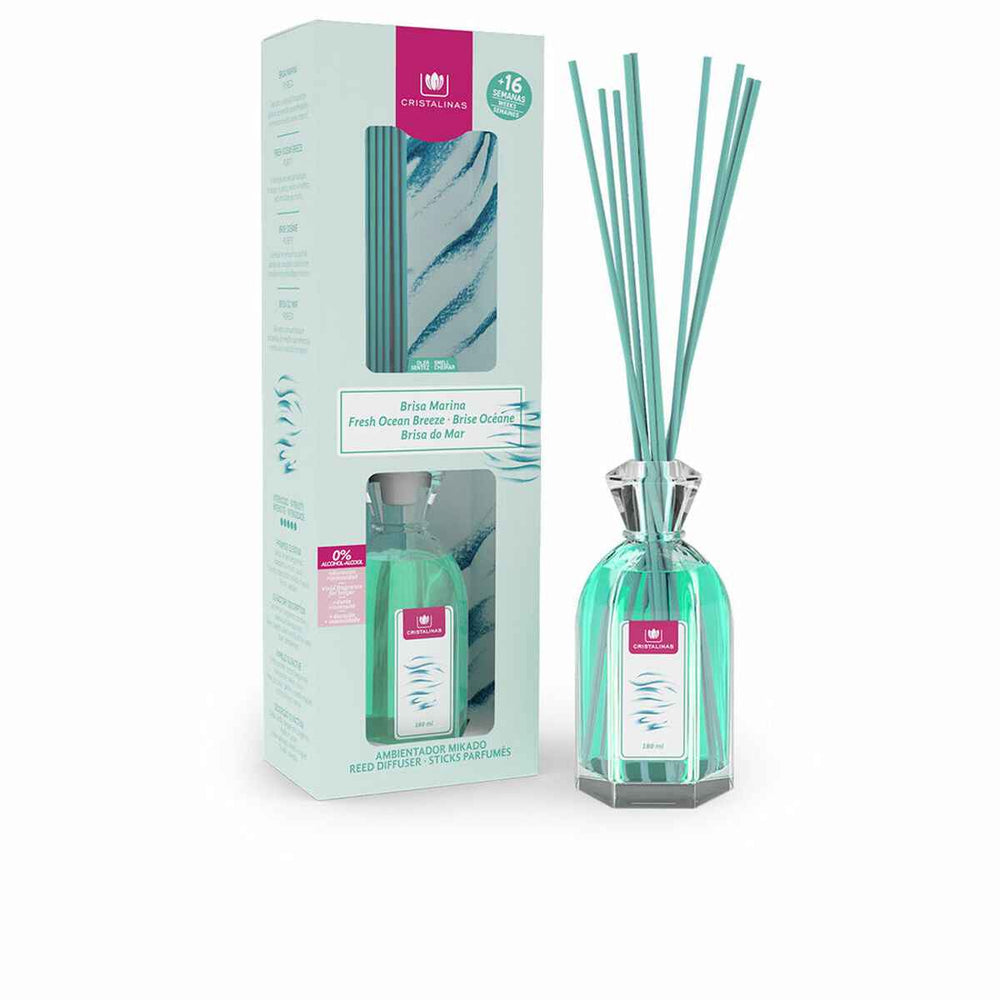 Cristalinas Mikado Ambientador 0 Brisa Marina, 180 ml