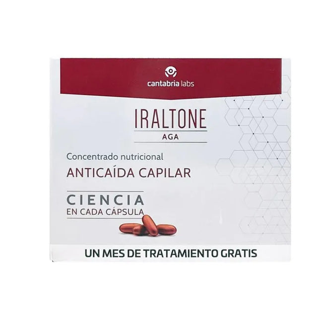 Iraltone AGA Hair Loss 2 x Unisex, 60 capsules
