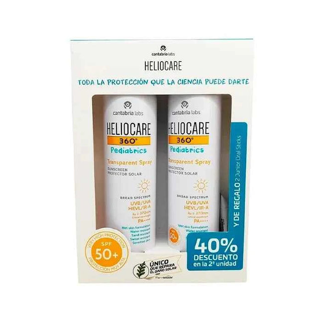 Heliocare Pediatrics 360º – Spray 2x200 ml, Set 3 Pieces
