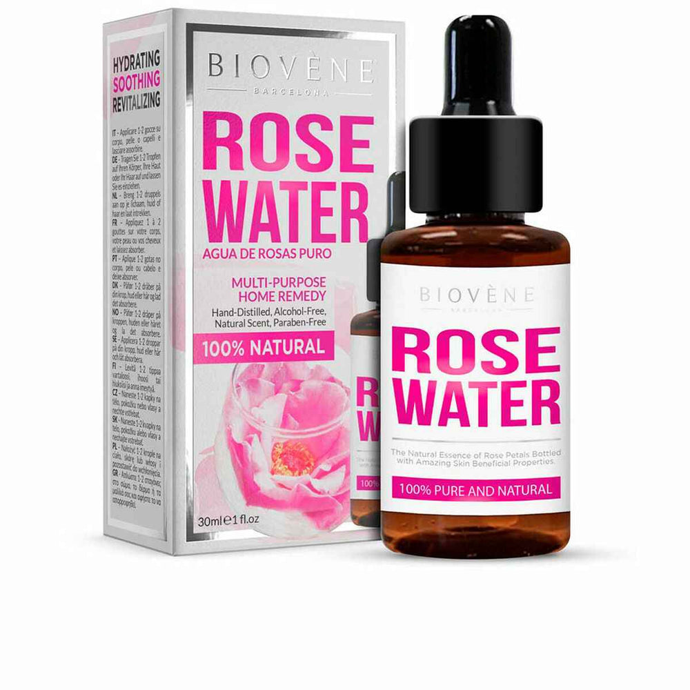 Biovene Rose Water Pure and Natural Multi-Purpose Home Remedy Unisex, 30 ml