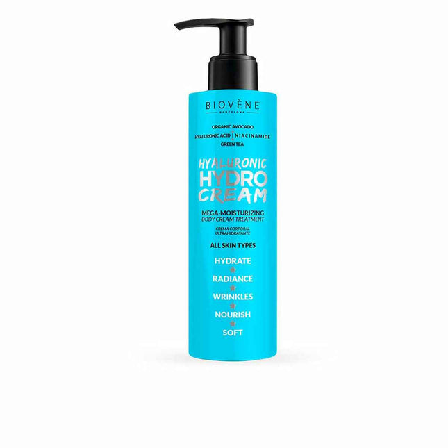 Biovene Hyaluronic Hydro – Cream Mega-Moisturizing Body Cream Treatment Unisex, 200 ml