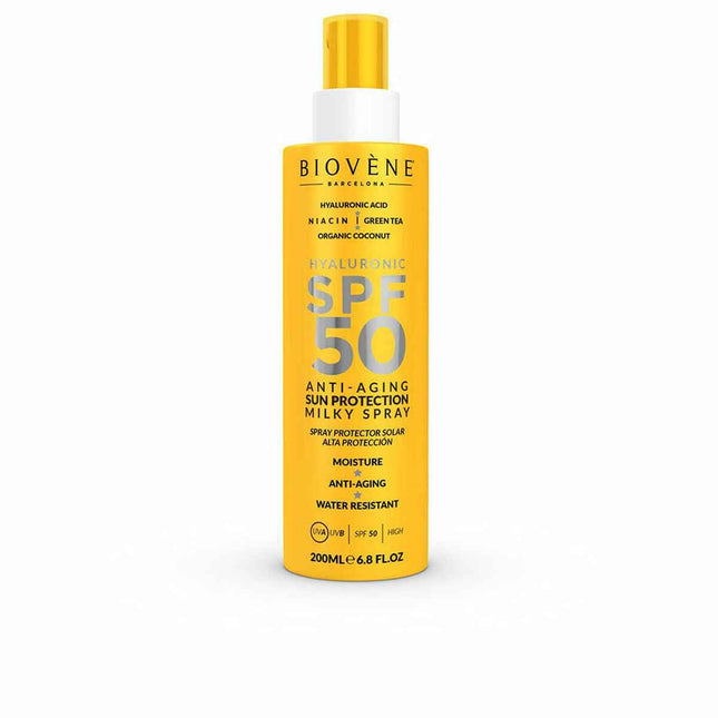 Biovene Hyaluronic Anti-Aging Protección Solar Leche Spf50 Unisex, 200 ml