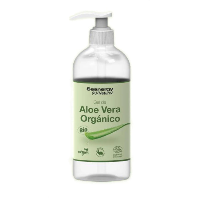 Seanergy Nature-Vegan Aloe Vera Gel – Cream Con Dosificador Unisex, 500 ml