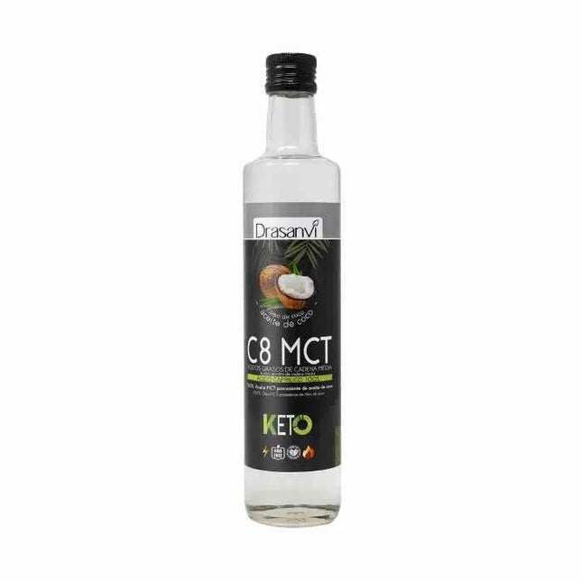 Keto Drasanvi MCT Pure Coconut Oil 100% C8, 500 ml