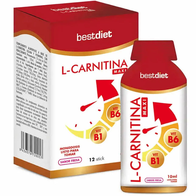 BEST DIET L-Carnitina 12 Sticks