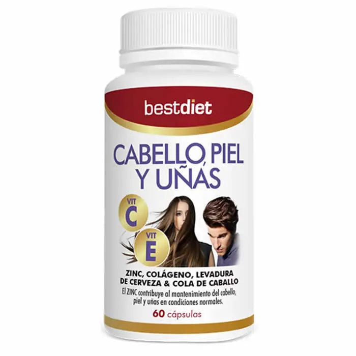 BEST DIET Hair Skin And Nail Care 60 Caps Unisex
