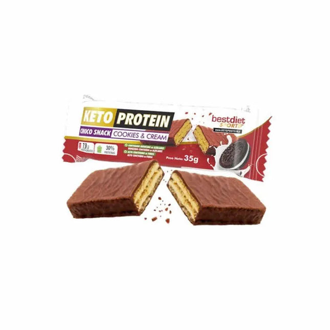 KETO Protein Choco Snack Cookies And – Cream Unisex, 35 g