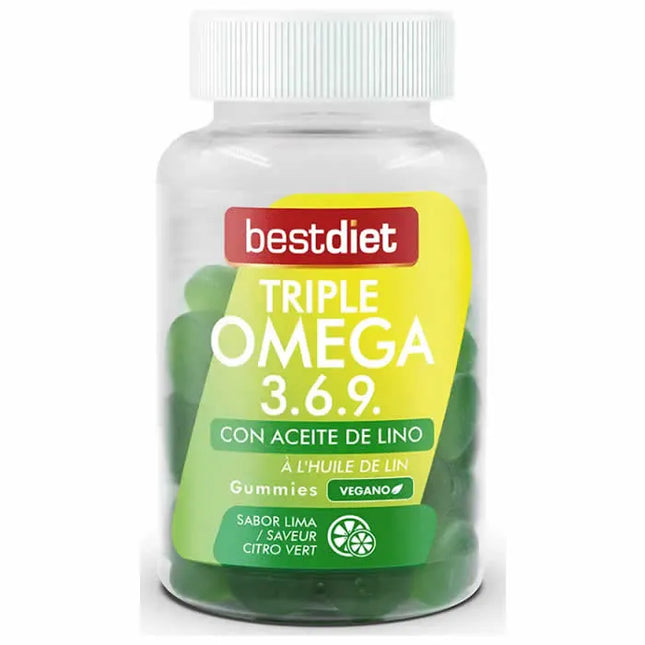 BEST DIET Triple Omega 3.6.9 60 Gummies