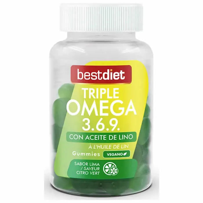 BEST DIET Triple Omega 3.6.9 60 Gummies