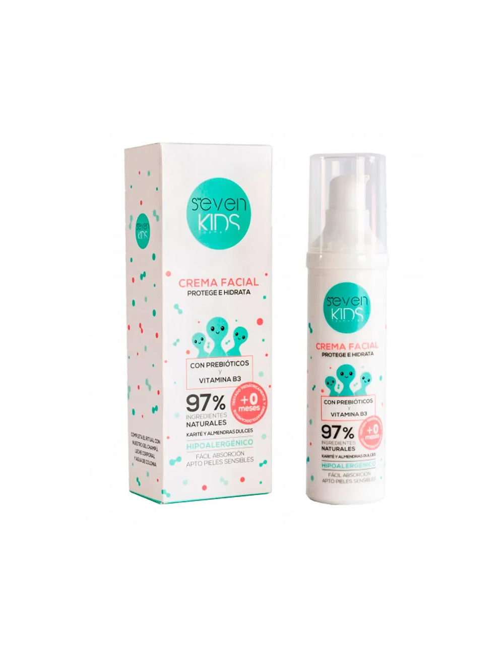 Schwarzkopf Seven Kids Cr Facial 50 Prebioticos y B3 Unisex