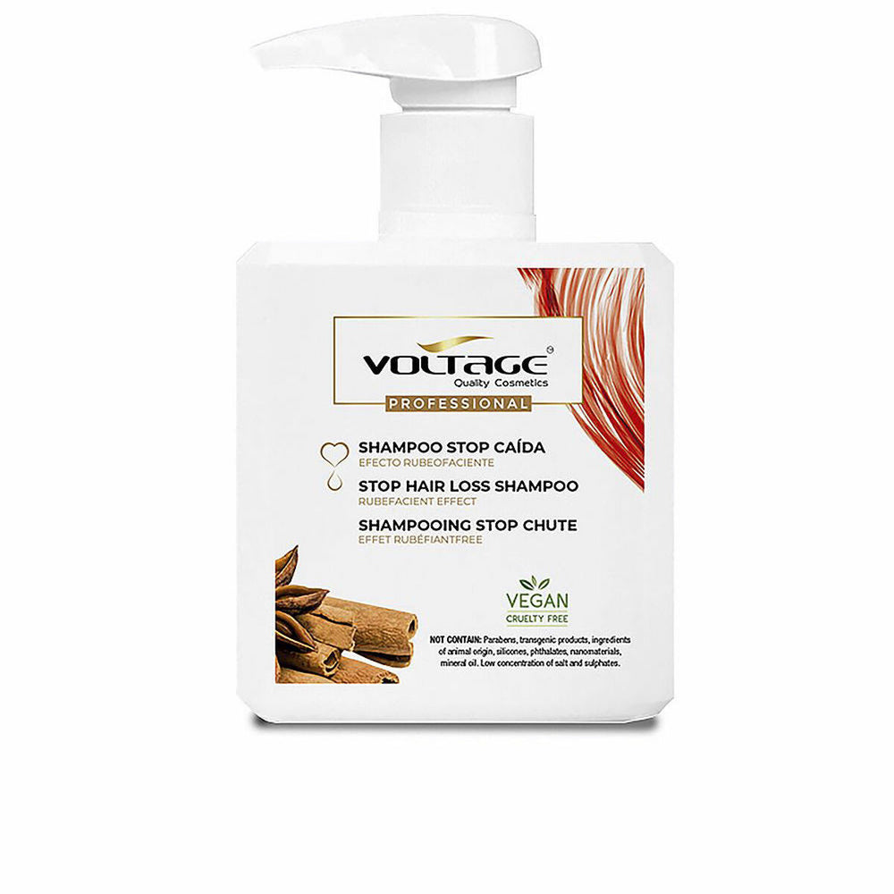 Voltage Cosmetics Stop Caída Champú Unisex, 500 ml
