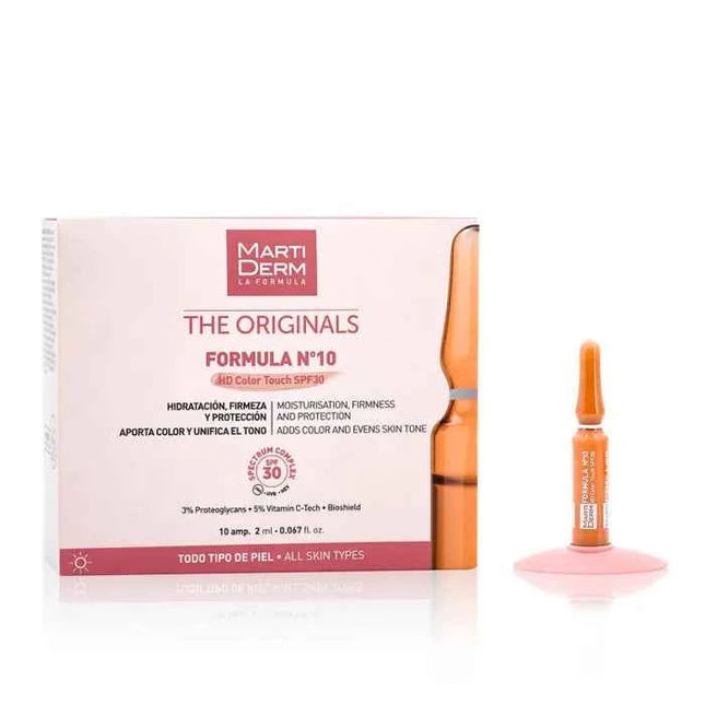 Martiderm Formula N10 HD Spf10 10 Ampoules Unisex